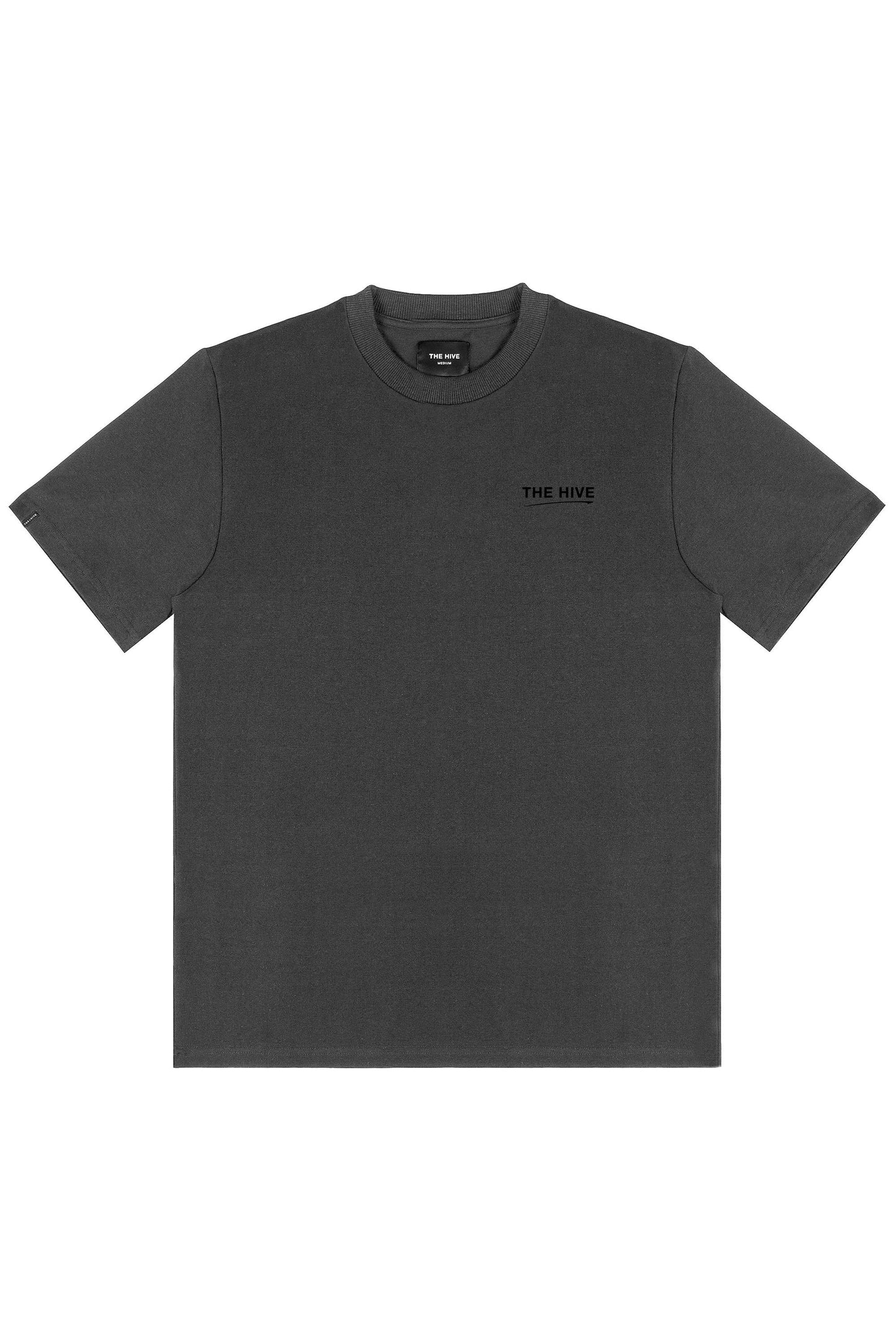 SIMPLE ANTHRACITE PREMIUM TEE
