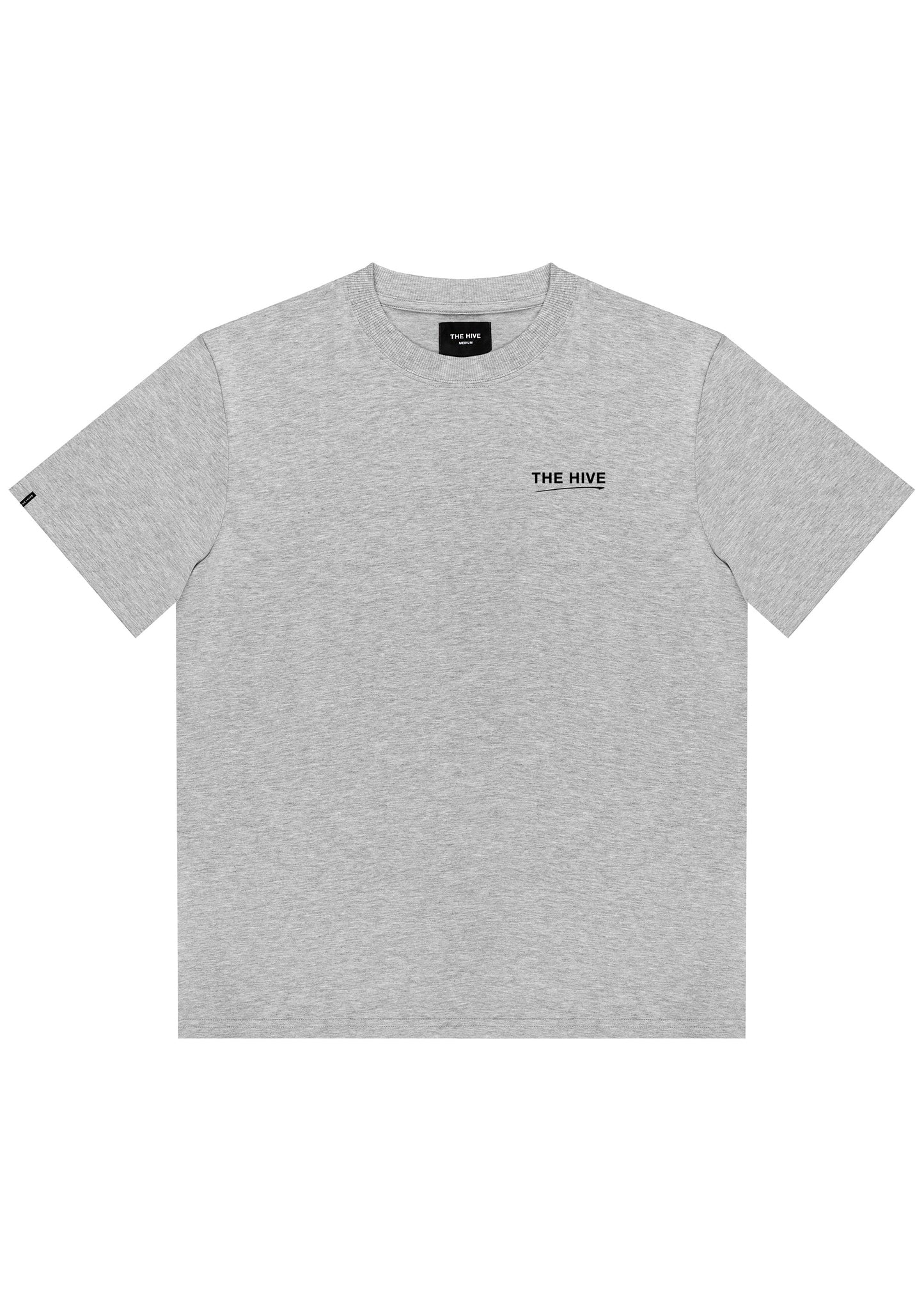 SIMPLE GRAY MELANGE PREMIUM TEE