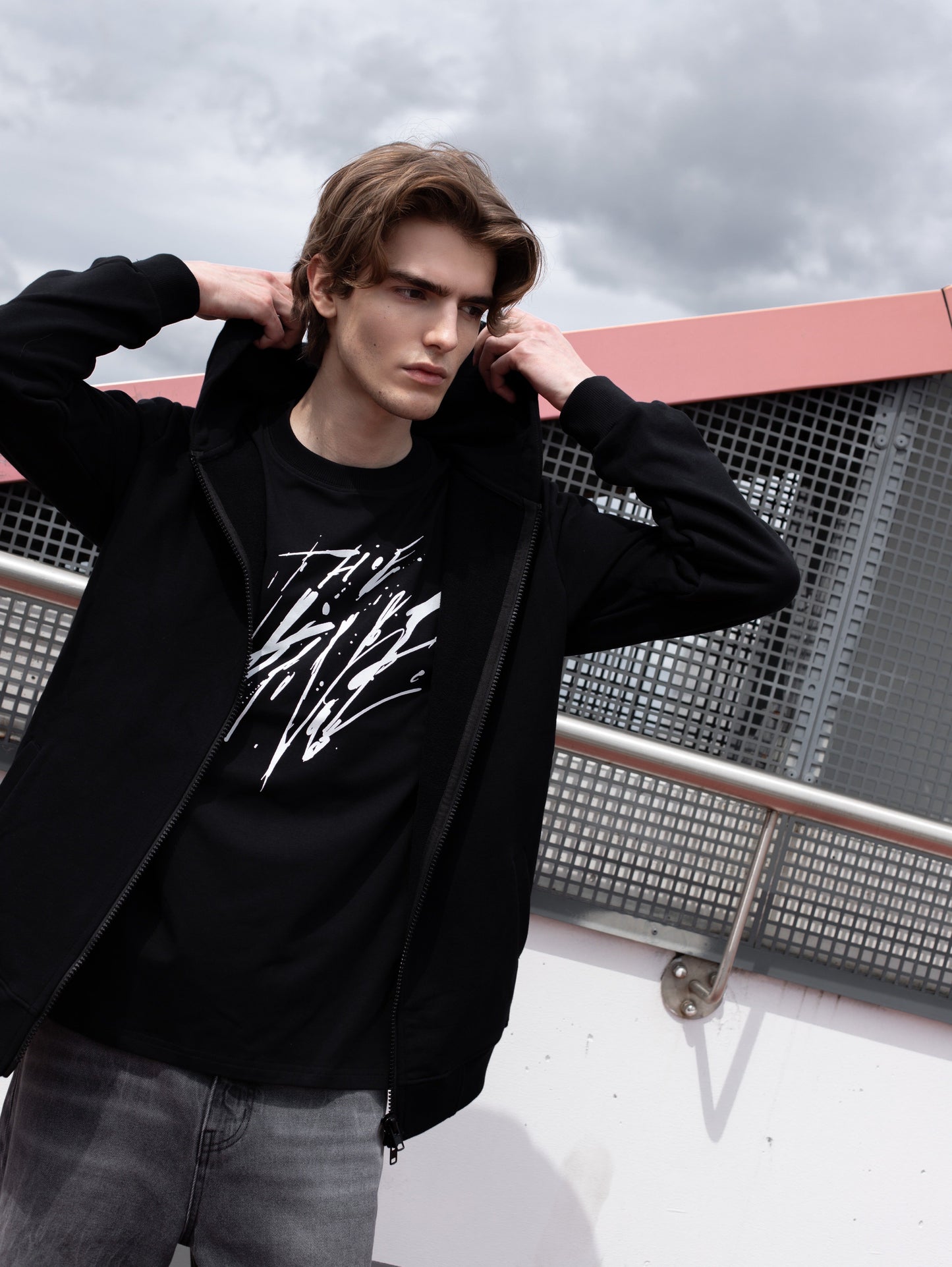 GULF TEE IN NOIR
