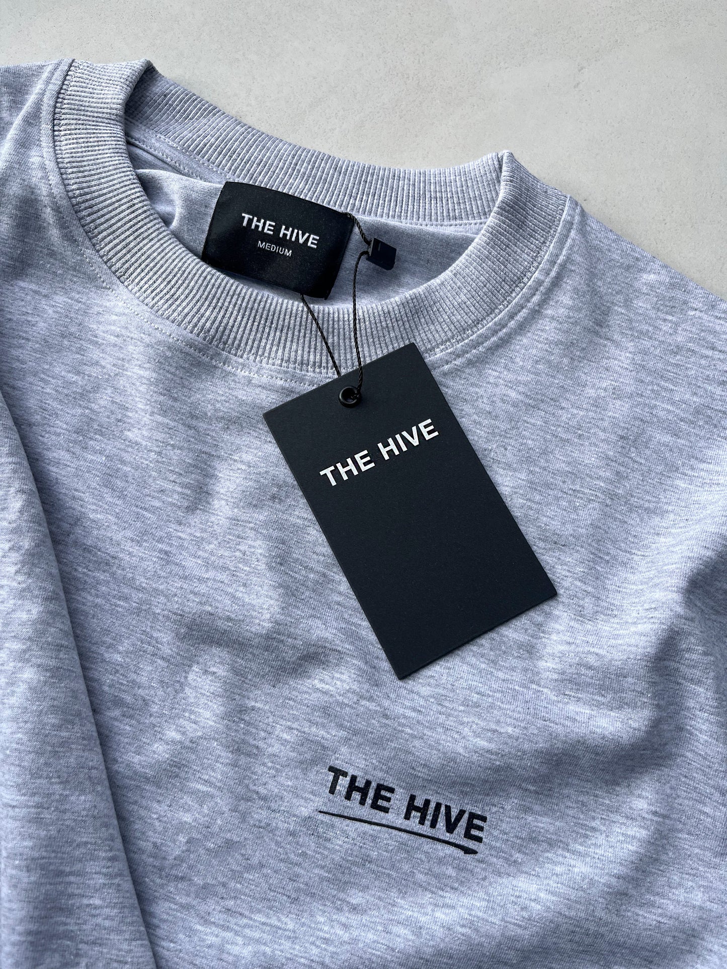 SIMPLE GRAY MELANGE PREMIUM TEE