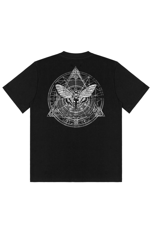 MOTH TEE IN BLACK