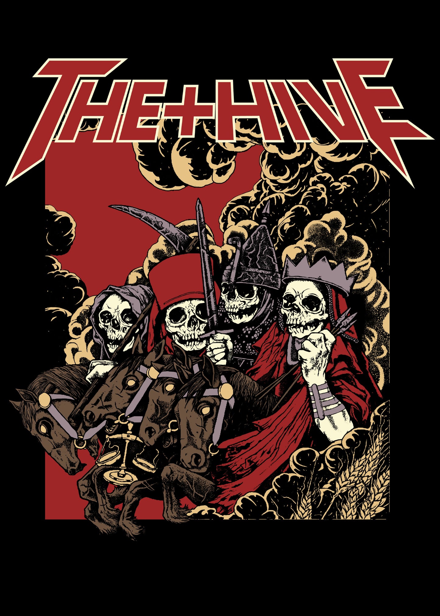 HORSEMEN TEE IN BLACK
