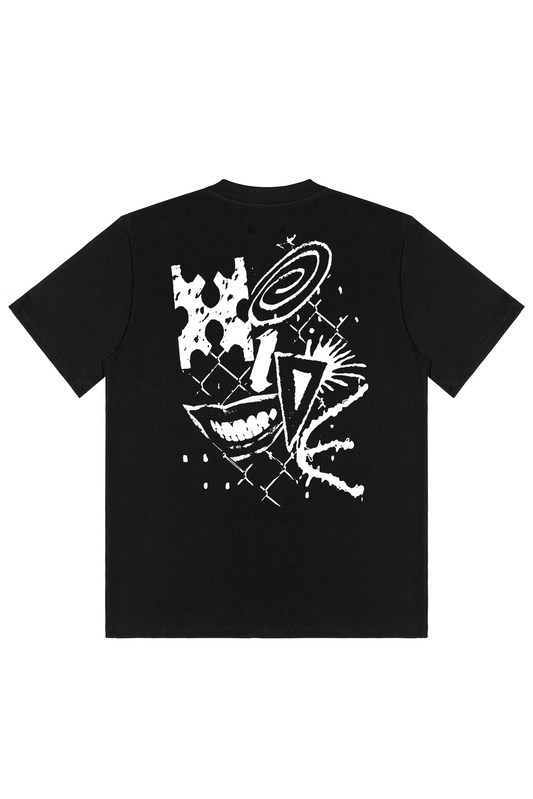 SMILE 0124 TEE IN BLACK