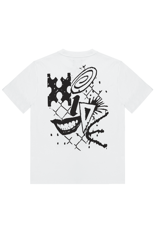 SMILE 0124 TEE IN WHITE