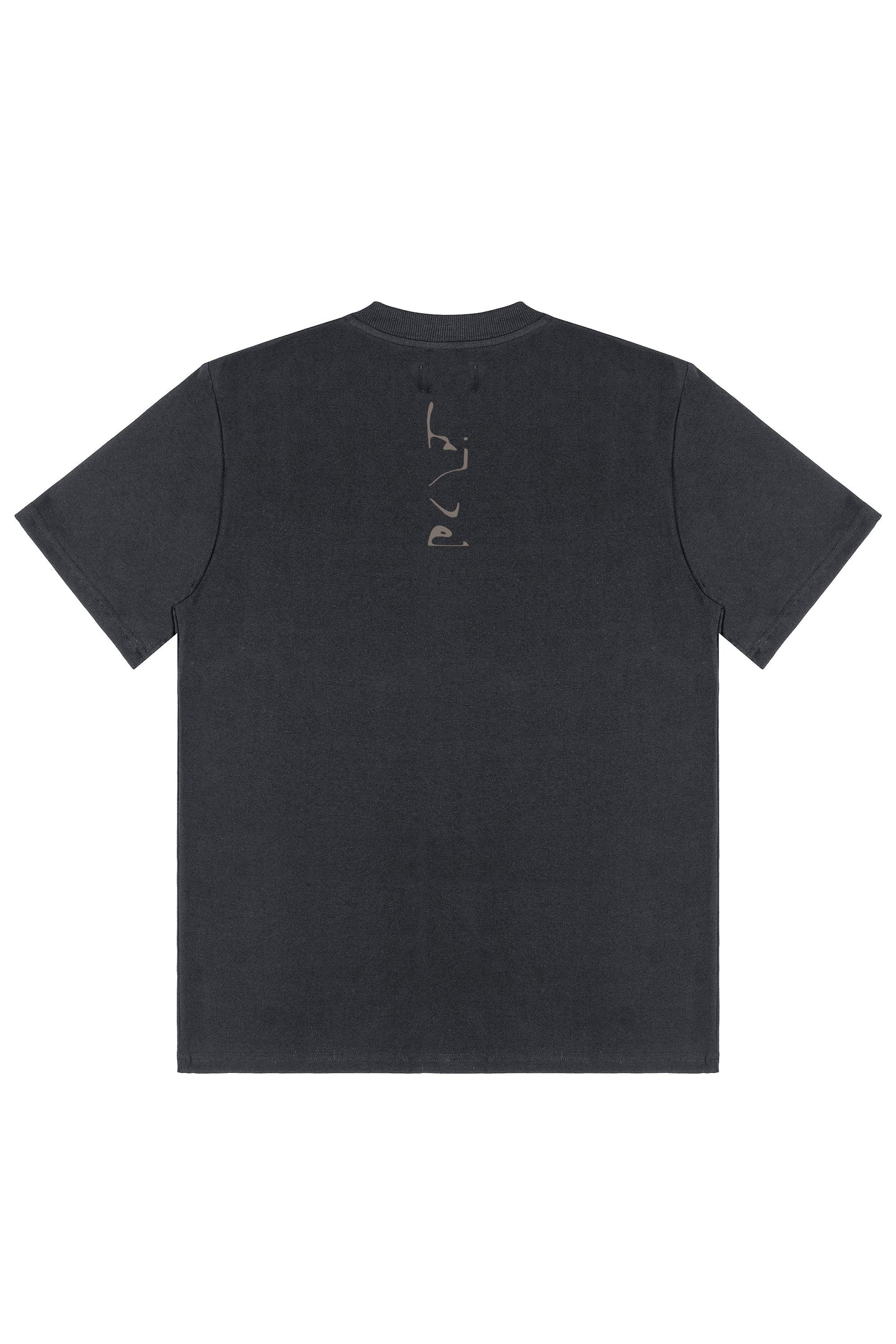 NEVER TEE WASHED BLACK