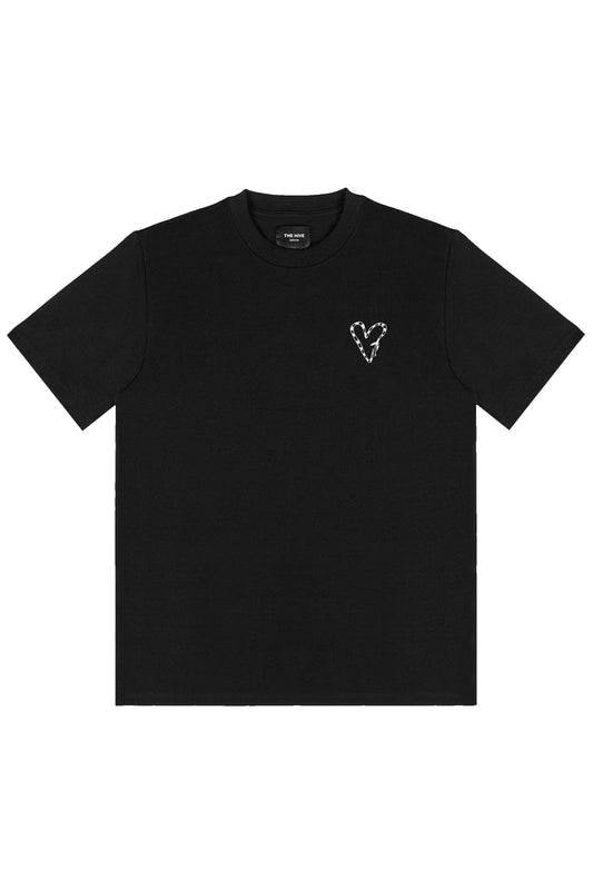 SEDUCE TEE IN BLACK