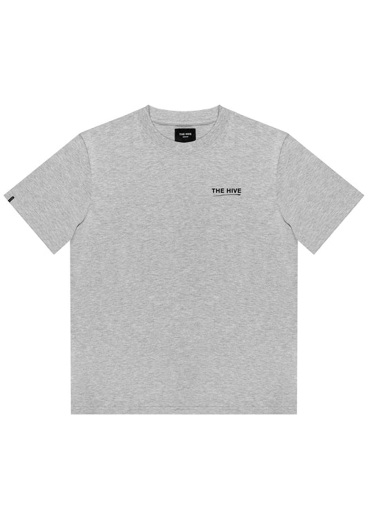 SIMPLE GRAY MELANGE PREMIUM TEE