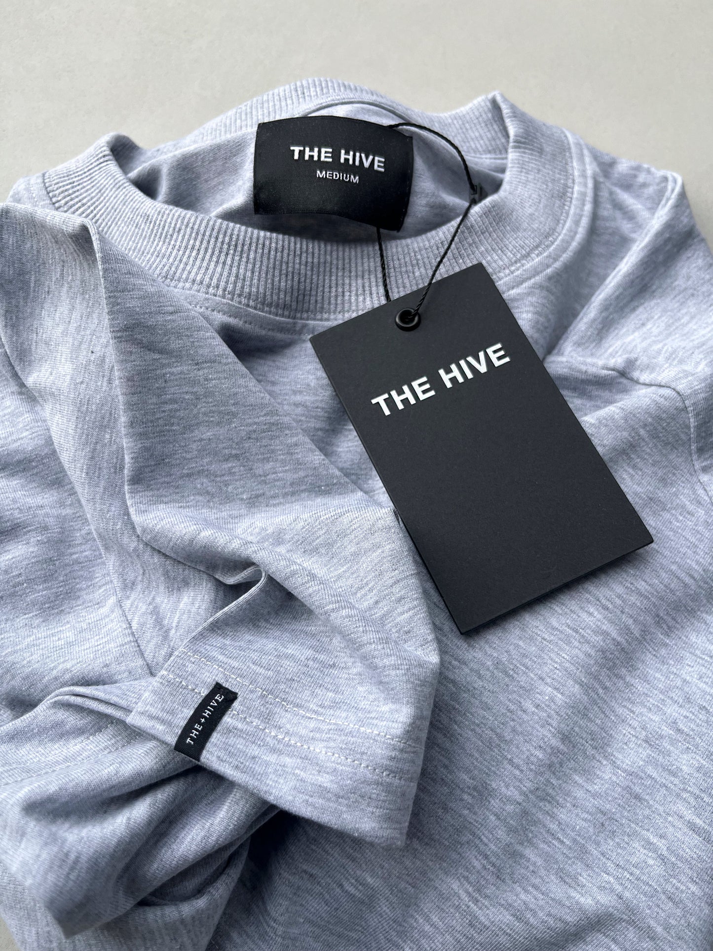 GRAY MELANGE PREMIUM TEE